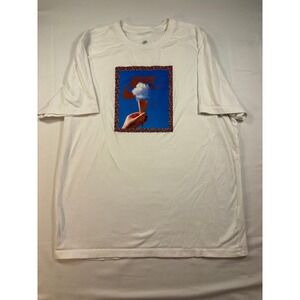 Nike Air Ice Cream Cloud Sprinkle Graphic T-Shirt White Mens XL Short Sleeve